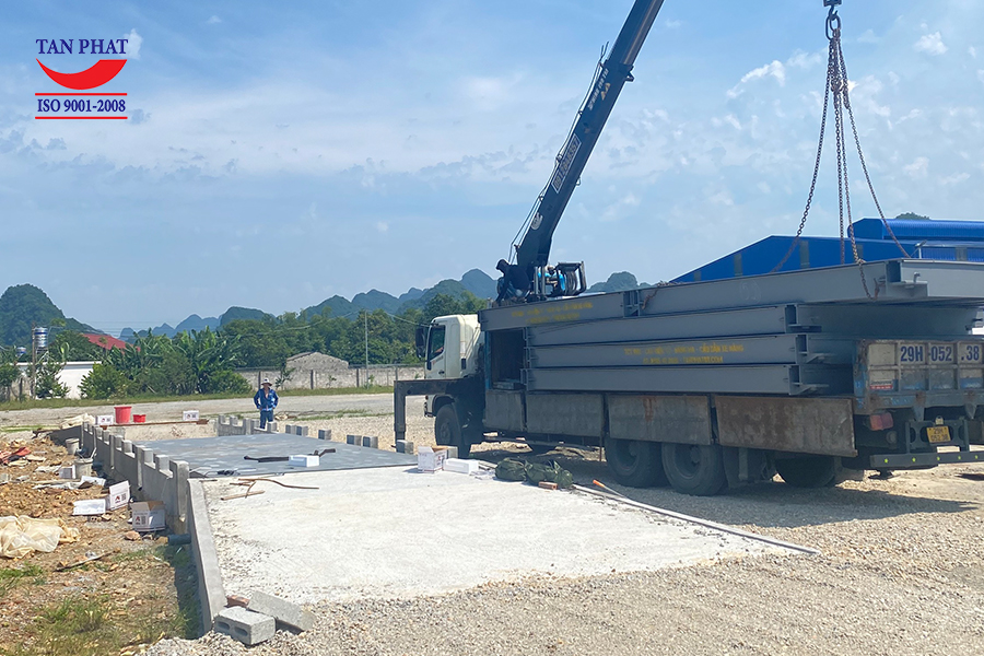 Lắp trạm cân 150 tấn tại Cao Bằng