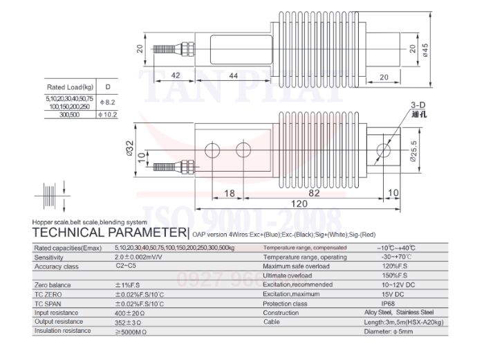 Loadcell HSX -A Keli Catalogue