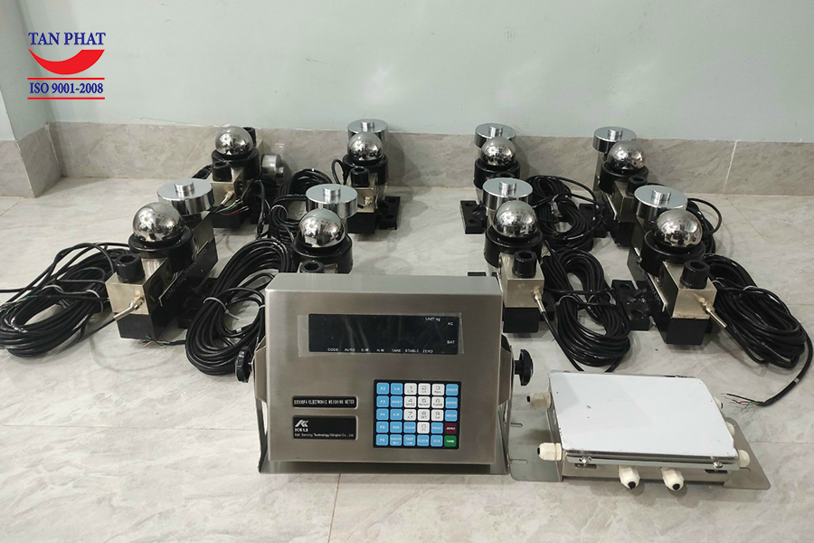 Loadcel Keli thường lắp tại các trạm cân điện tử 120 tấn.