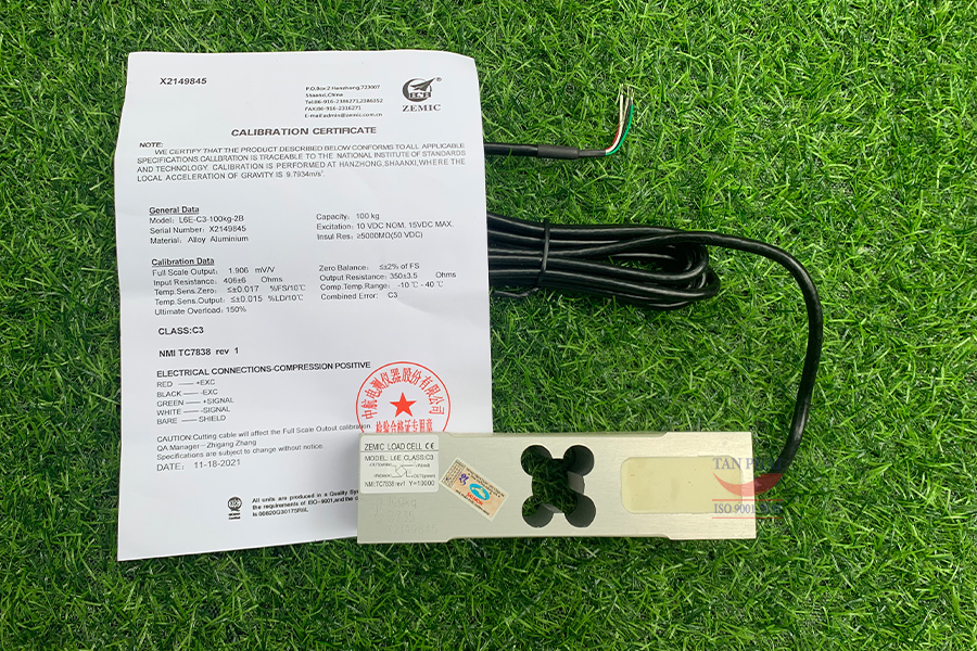 Loadcell L6E Zemic tải trọng 100kg