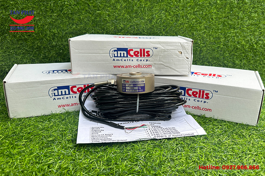 Loadcell chén LFT loại 1 tấn được nhập khẩu chính hãng Amcells (Mỹ) và cam kết bảo hành 12 tháng.