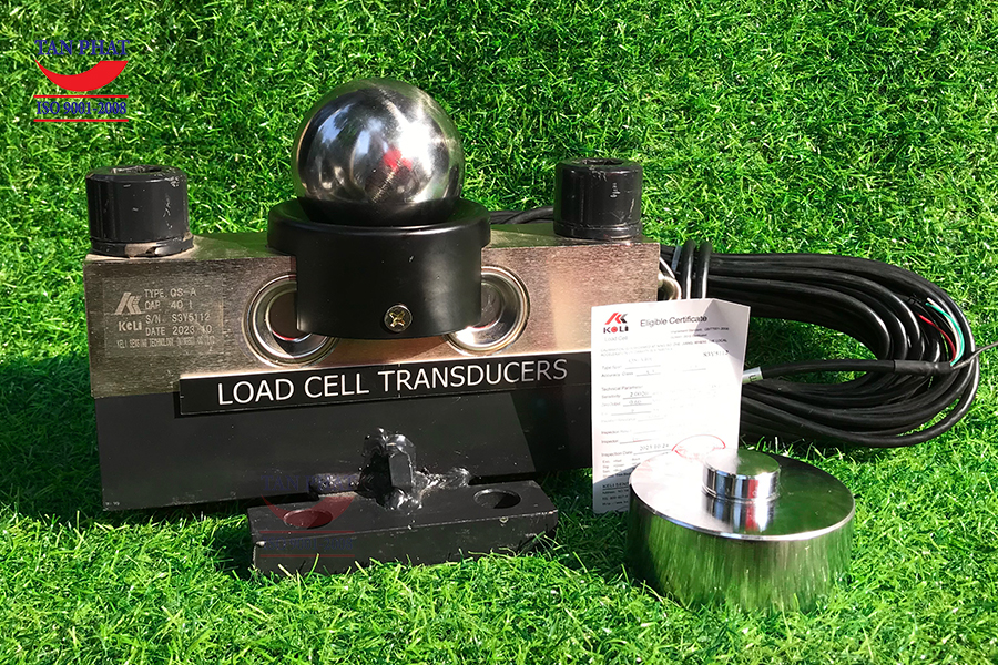 Loadcell QSA 40 Tấn Keli - Cảm biến cân ô tô thiết kế dạng cầu bi hiện đại.