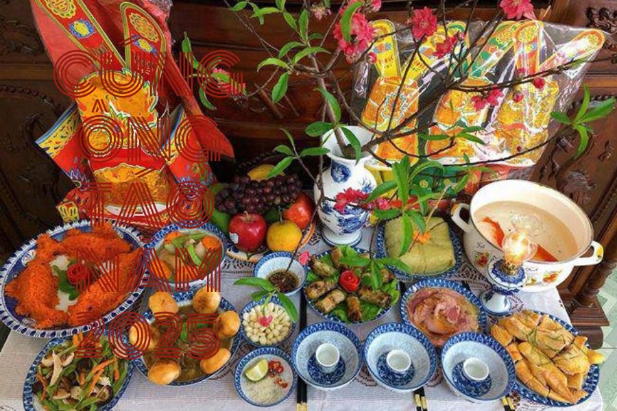 Gợi ý mâm lễ cúng ông Công ông Táo năm 2025