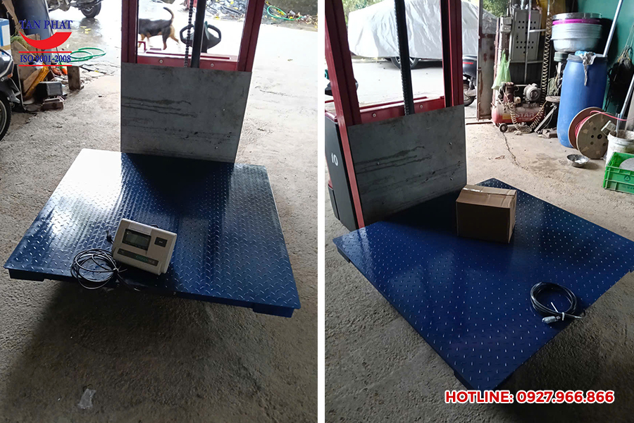Hình ảnh bàn giao cân điện tử 1 tấn tại Hà Nội