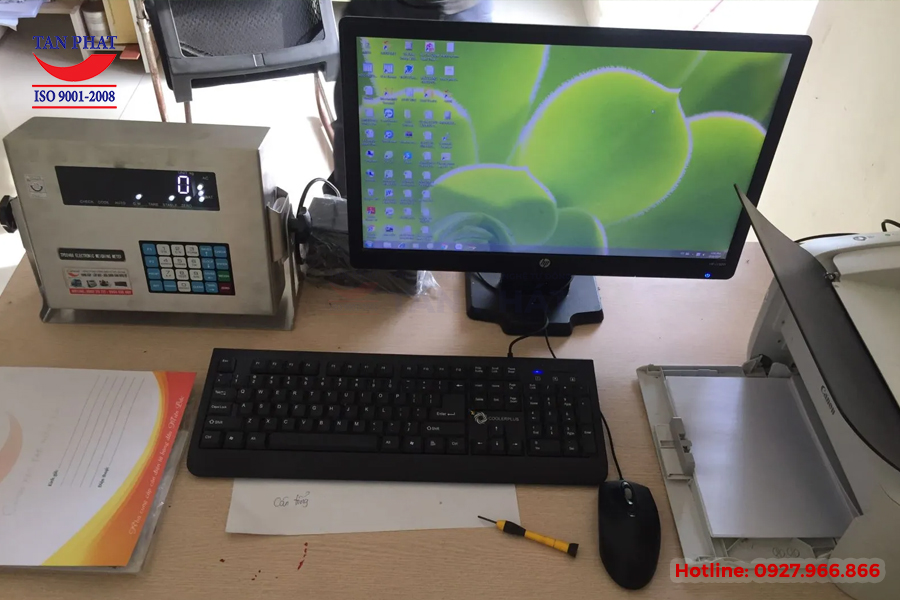 Bộ máy tính, máy in thường dùng trong cân ô tô điện tử 150 tấn