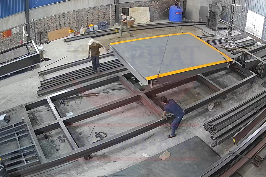 Sản xuất cân ô tô điện tử 30 tấn