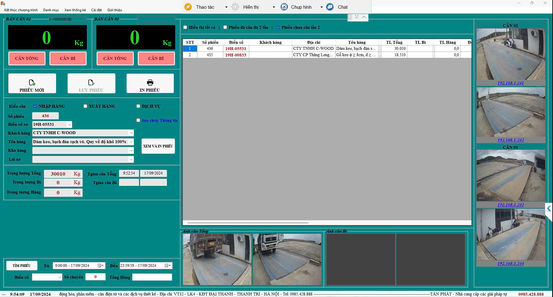 Gian lận cân xe tải điện tử