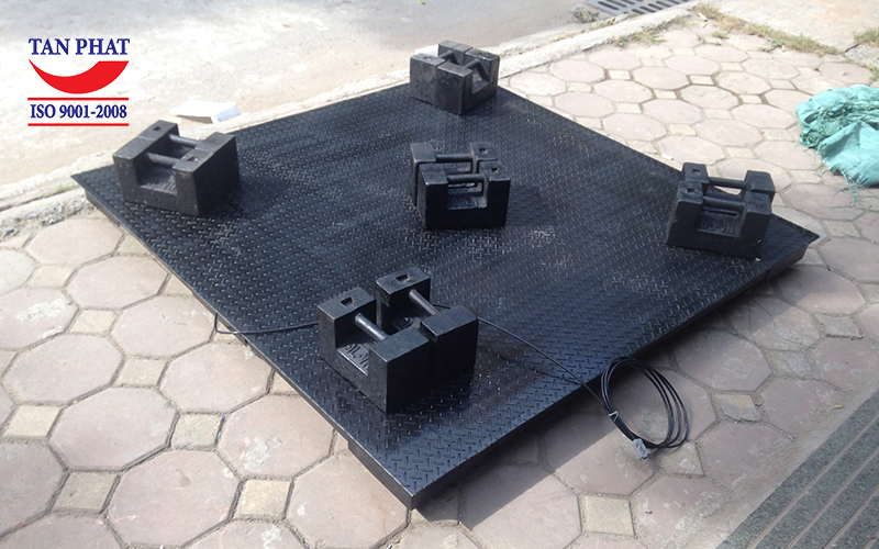 Cân sàn điện tử 10 tấn kích thước 1.5mx1.5m