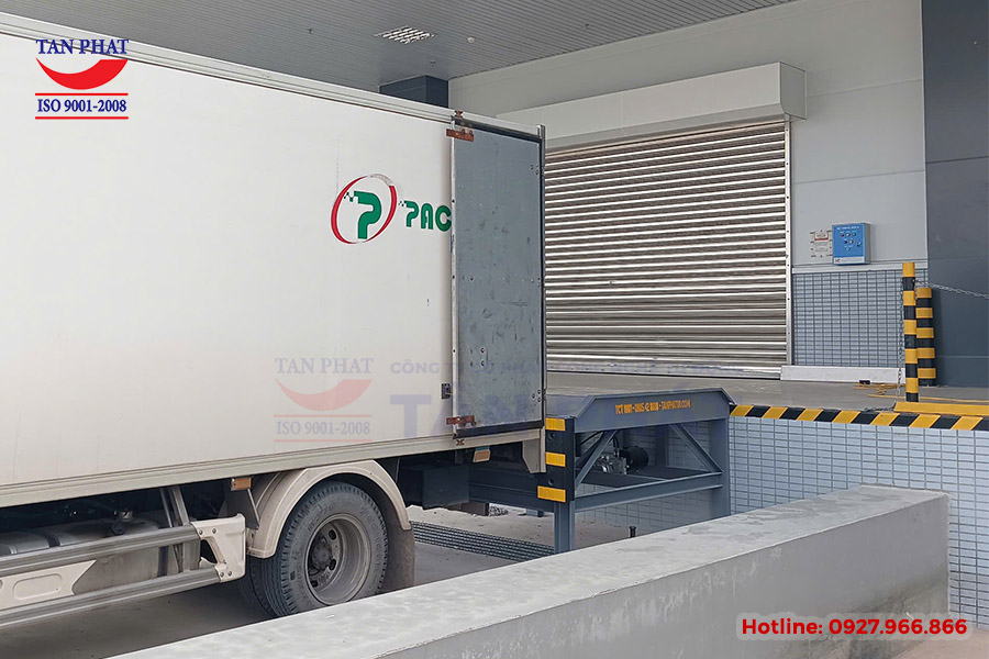 Sàn nâng thủy lực không cần hố dock