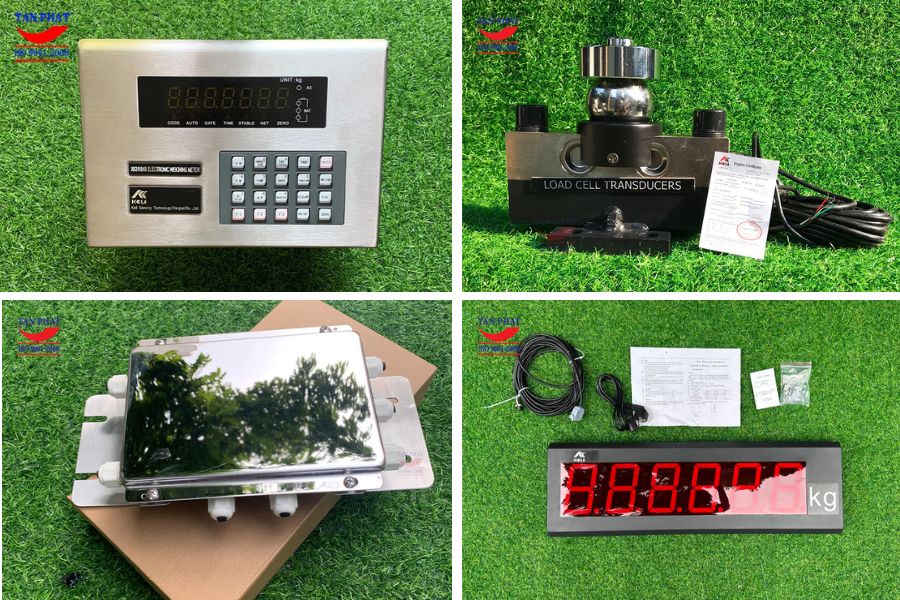 Trọn bộ thiết bị Keli lắp trong cân ô tô 120 tấn (sàn bê tông) tại Hòa Bình