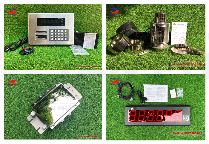 Bộ thiết bị điện lắp đặt trong hệ thống cân ô tô điện tử 100 tấn tại Vĩnh Phúc