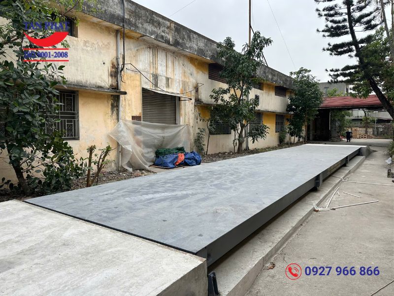 Trạm cân điện tử 80 tấn lắp tại Hải Phòng