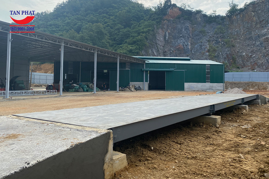 Trạm cân ô tô 100 tấn lắp tại Bắc Ninh