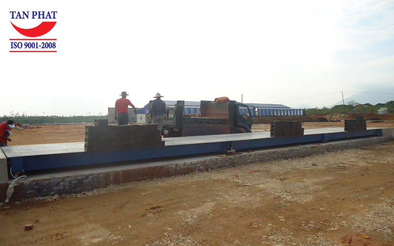 Trạm cân xe tải 100 tấn lắp tại huyện Diễm Châu, Nghệ An