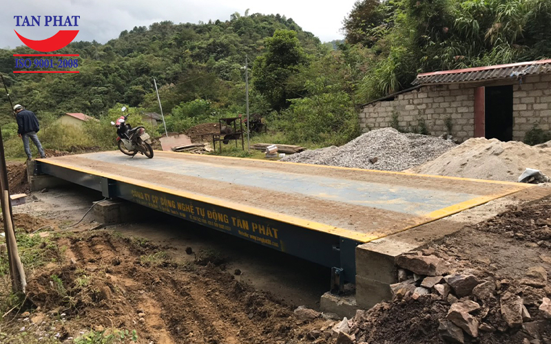 Trạm cân xe tải 120 tấn lắp tại huyện Krông Ana, Đắk Lắk
