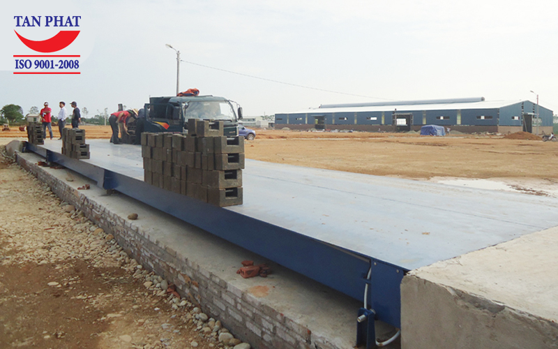 Trạm cân xe tải 80 tấn lắp tại huyện Xuân Thủy, Nam Định