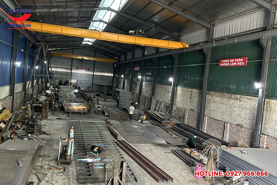 Xưởng cơ khí TCT thuộc CTCP CÔNG NGHỆ TỰ ĐỘNG TÂN PHÁT