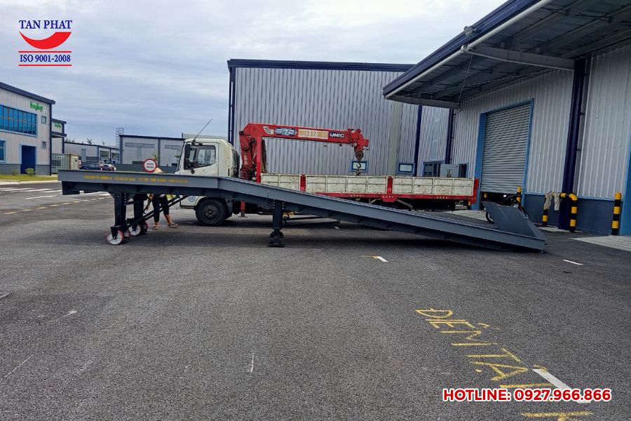 Cầu dẫn xe nâng 6 tấn dài 11m
