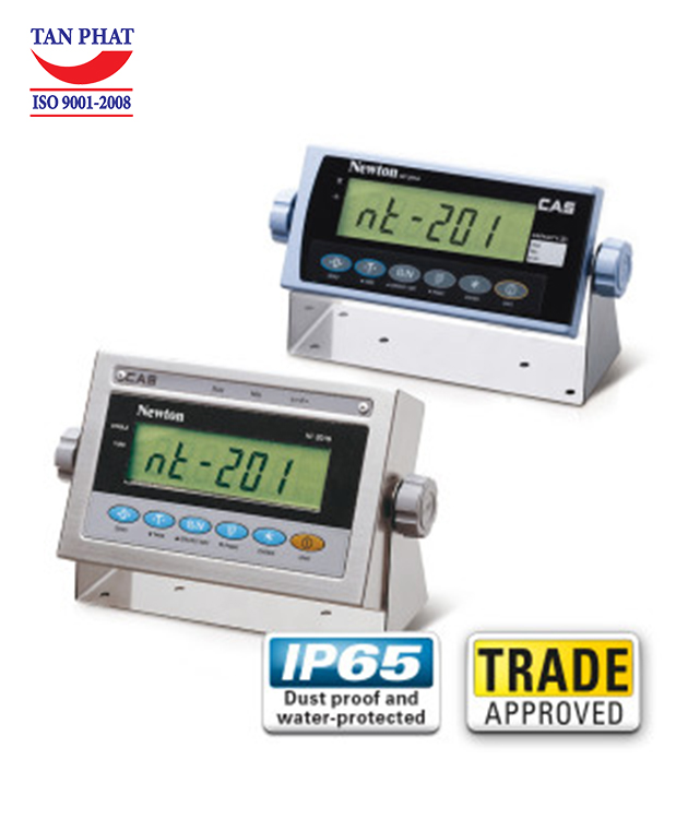 Đầu cân NT-201A CAS lắp đặt trong cân sàn 500kg CAS