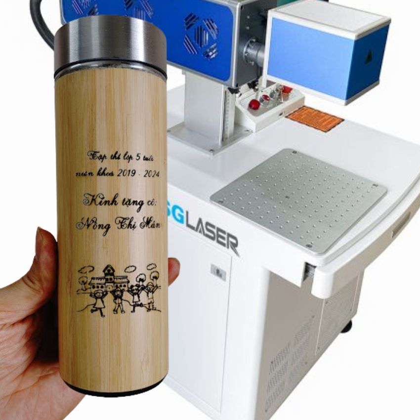 Bình giữ nhiệt vỏ tre (Bình giữ nhiệt tre)