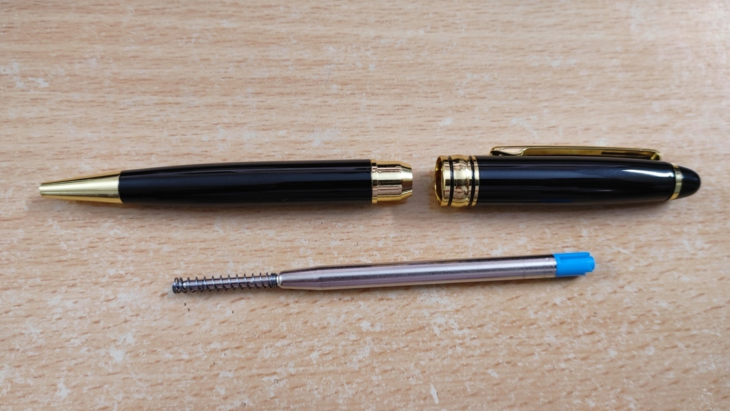 Kết cấu bút bi kim loại BD07