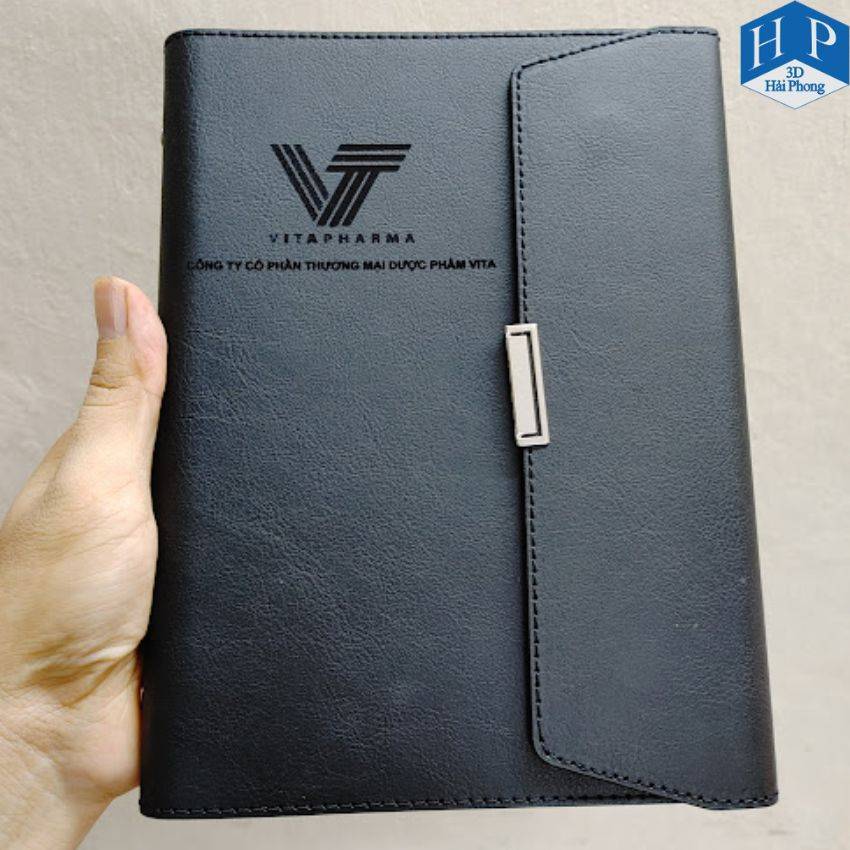 Sổ bìa da PU cao cấp A5 200tr