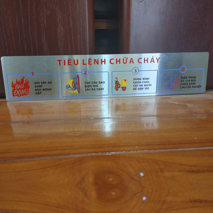 Tiêu lệnh chữa cháy inox ăn mòn