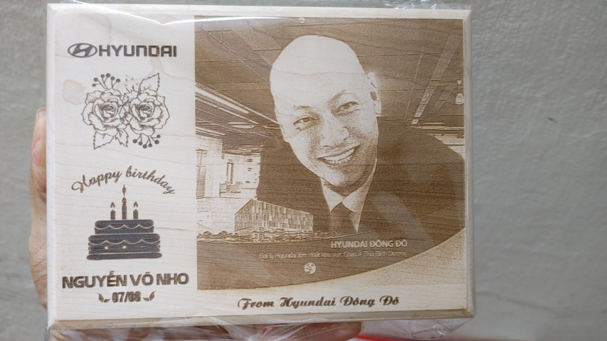 Khắc laser ảnh gỗ