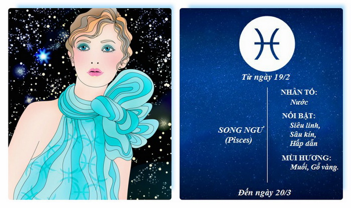 Nước hoa cho cung Song Ngư