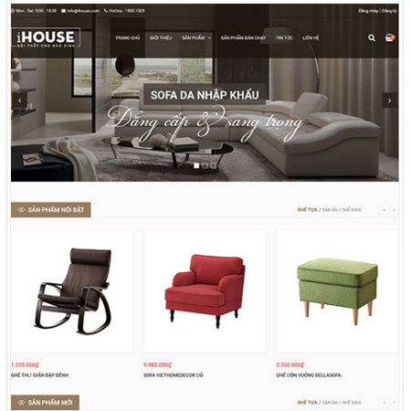 Tạo web bán bàn ghế