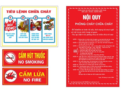Bộ nộ quy tiêu lệnh PCCC