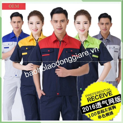 quần áo bảo hộ thiết kế theo mẫu 