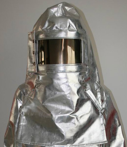 Mũ trùm chống cháy , chịu nhiệt - Vải Dick son PTL ( Có kính che mặt )