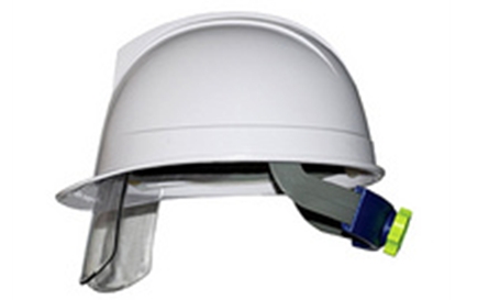 Mũ an toàn Hàn Quốc Kukje màu trắng có kính