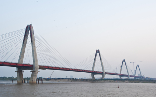 Hai cây cầu lớn tại Hà Nội hoàn thành vào năm 2014