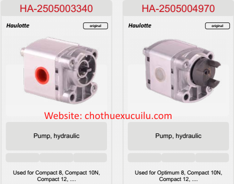 Bơm thủy lực xe nâng người Haulotte