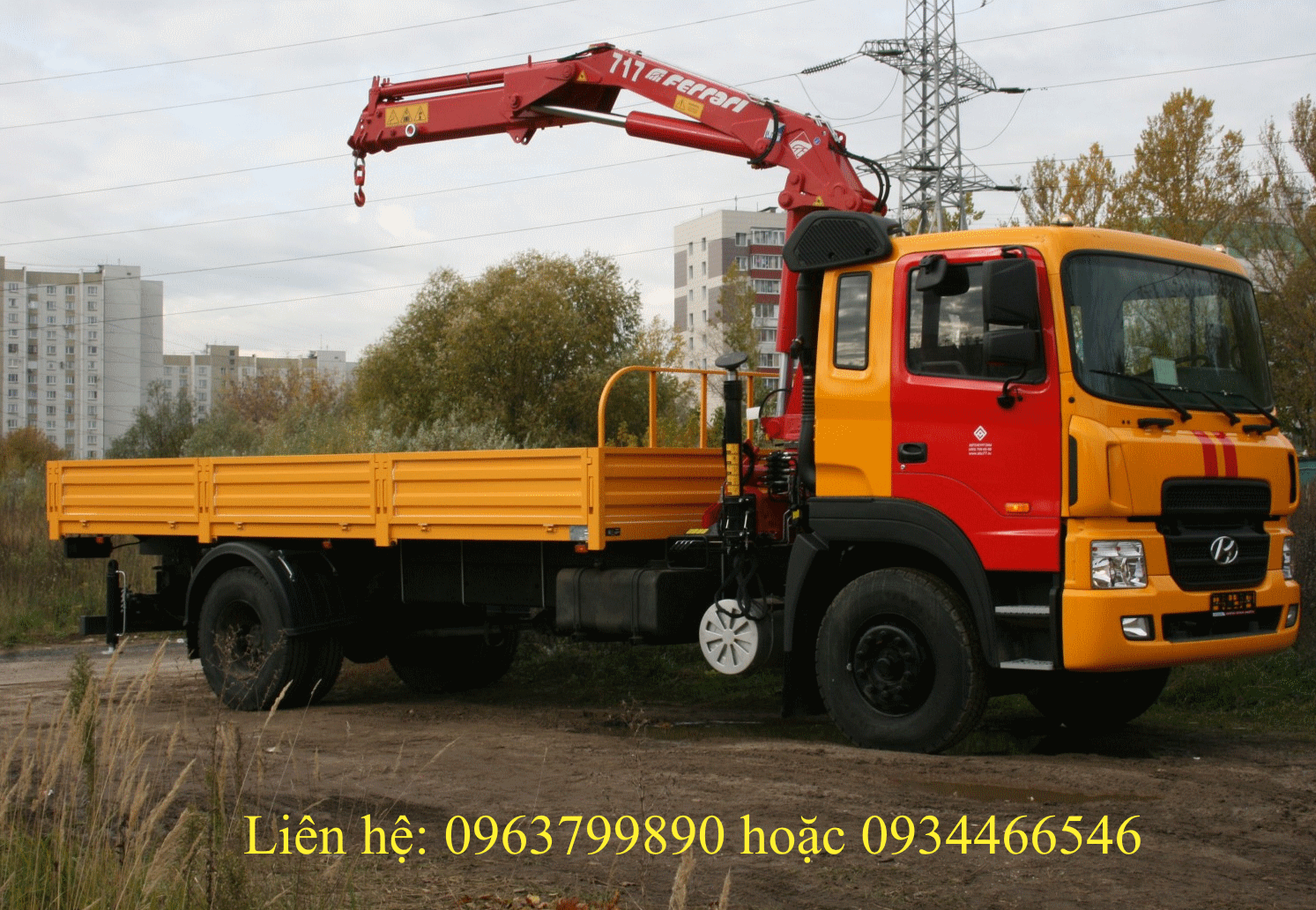 cẩu gấp khúc robot Ferrari 717