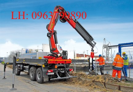 cẩu gập palfinger 10 tấn