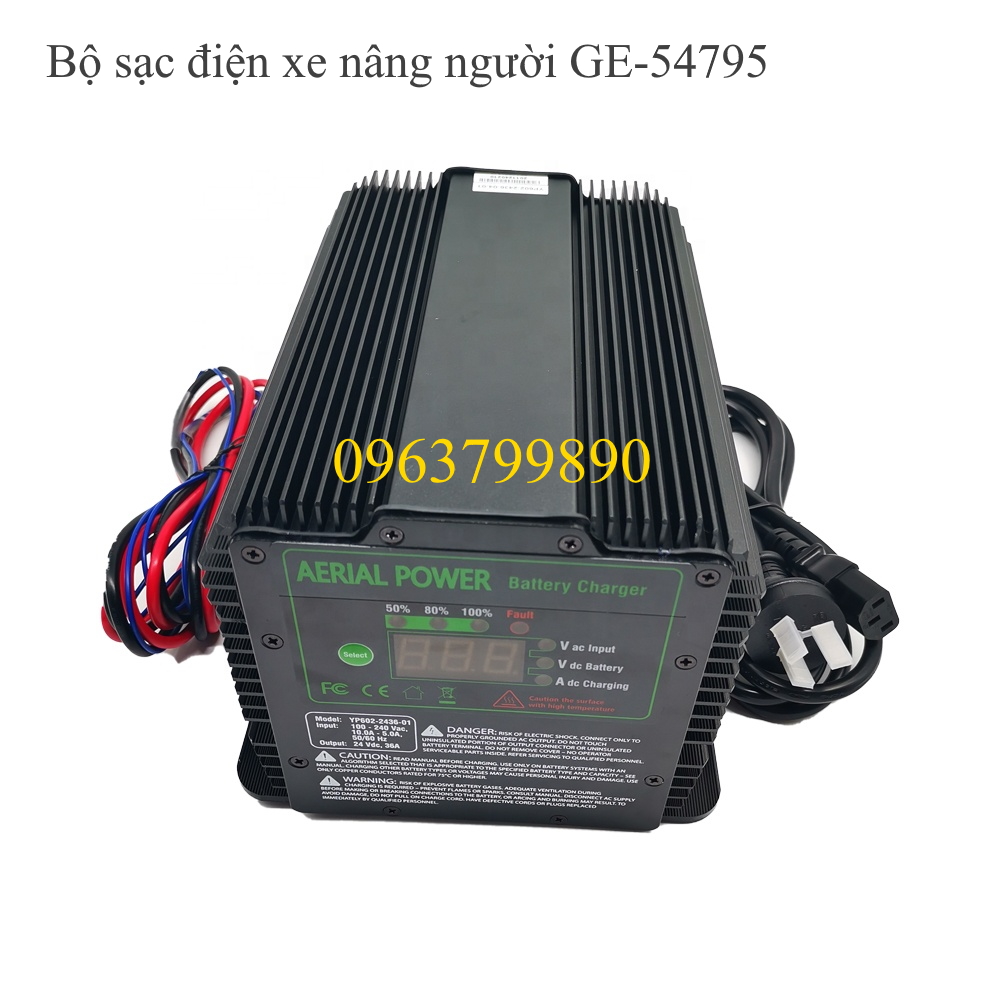 bộ sạc điện xe nâng người genie: Z20-8N, Z30-20N, Z34-22N, Z40-23N, Z45-25JDC