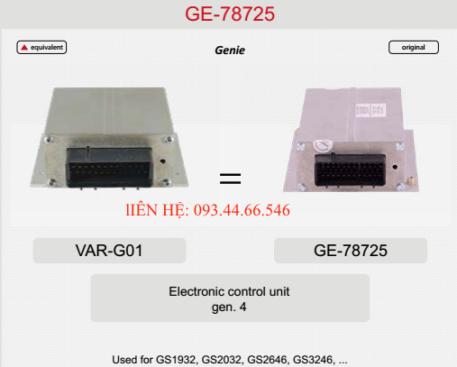 Hộp đen xe nâng người GE-78725