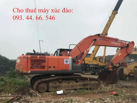 Giá cho thuê máy xúc đào bánh xích 330