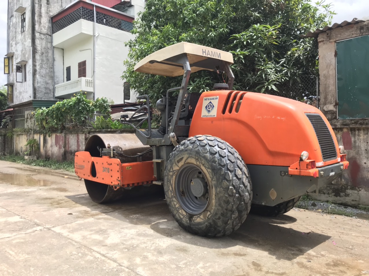 Cho thuê xe lu rung hamm 3410 tại Hà Nội