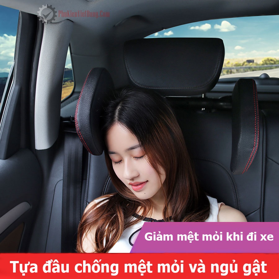 Gối tựa đầu gật gù chống mỏi trên xe hơi