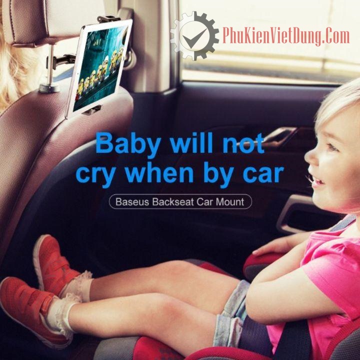 Giá đỡ điện thoại/iPad gắn sau ghế ô tô Baseus SUHZ-01