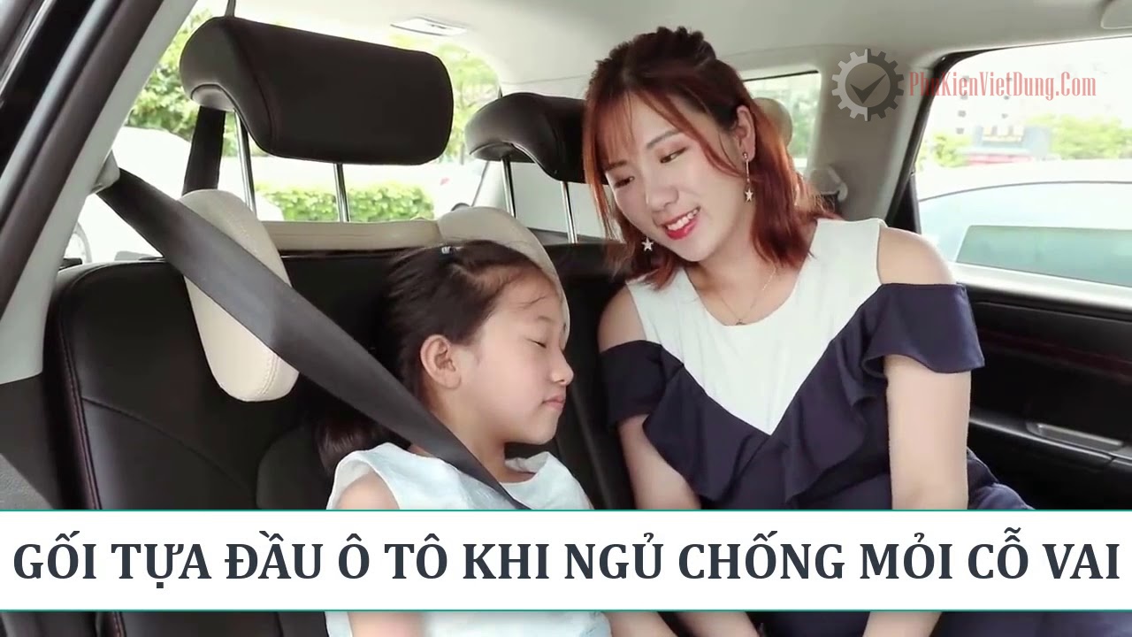 Gối tựa đầu gật gù chống mỏi trên xe hơi