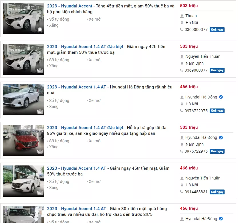 City, Vios, Accent - Xe nào giảm sâu, giá tốt nhất hiện nay?