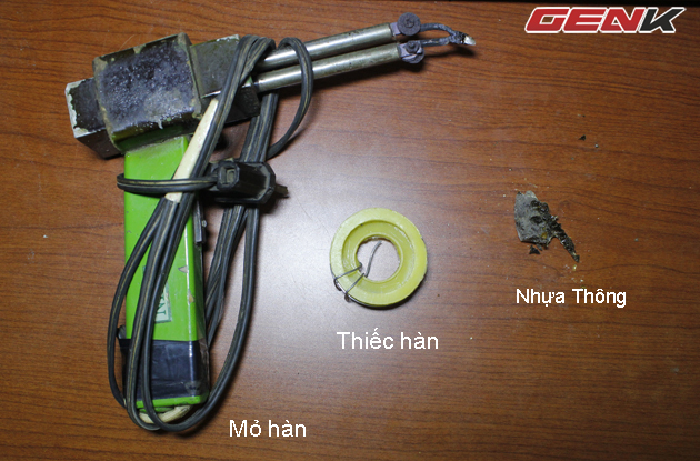 Tự chế điều khiển từ xa cho máy ảnh, dùng được với TV, giá 20 ngàn đồng