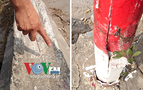 Chiếc xe gây tai nạn như phim hành động trên cầu Chương Dương mang biển xanh