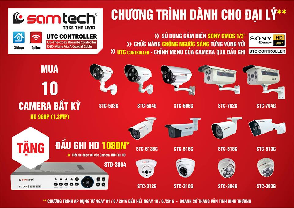 Chương trình khuyến mại ‘Chào Hè 2016’ của Samtech dành cho Đại lý