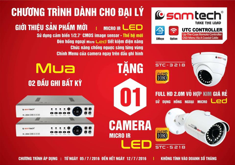 Chương trình “Mua 2 tặng 1” dành riêng cho đại lý của Samtech